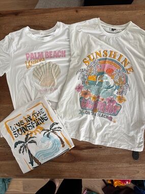 Sunshine California Graphic Tee - White